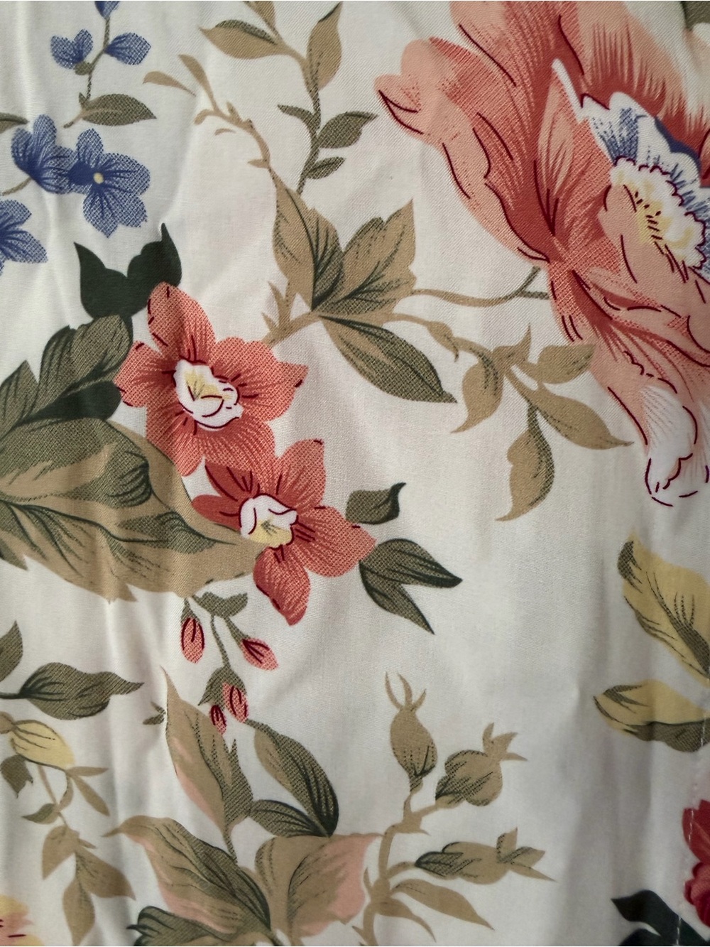 Philosophy Cream Floral Button-Up Blouse - Picture 5 of 5
